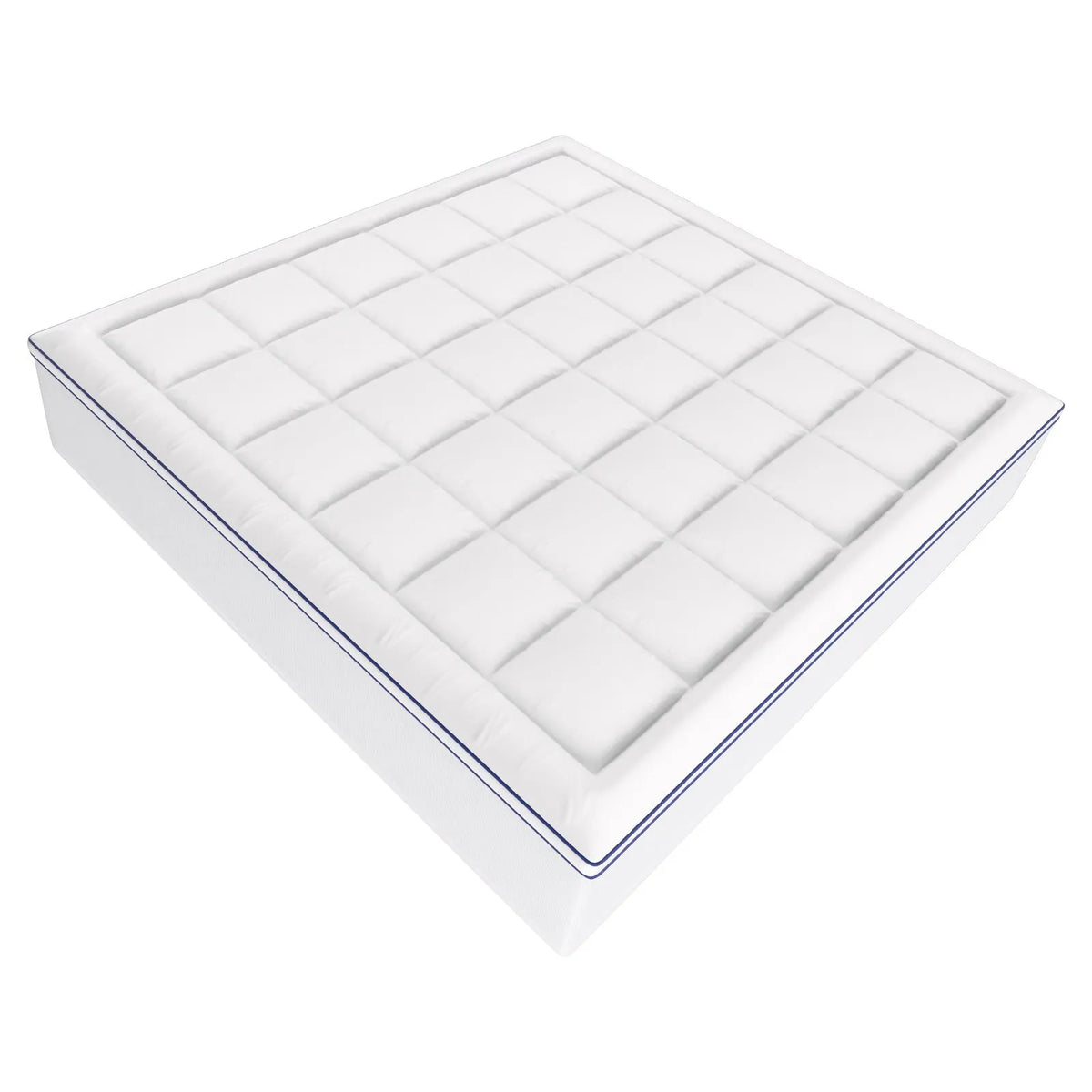 VEVOR matrača virsmatracis King izmērs 1930 x 2032 x 101,6 mm ar atmiņas putām un šķiedru pildījumu 101,6 mm biezums - ZEMLETES.LV