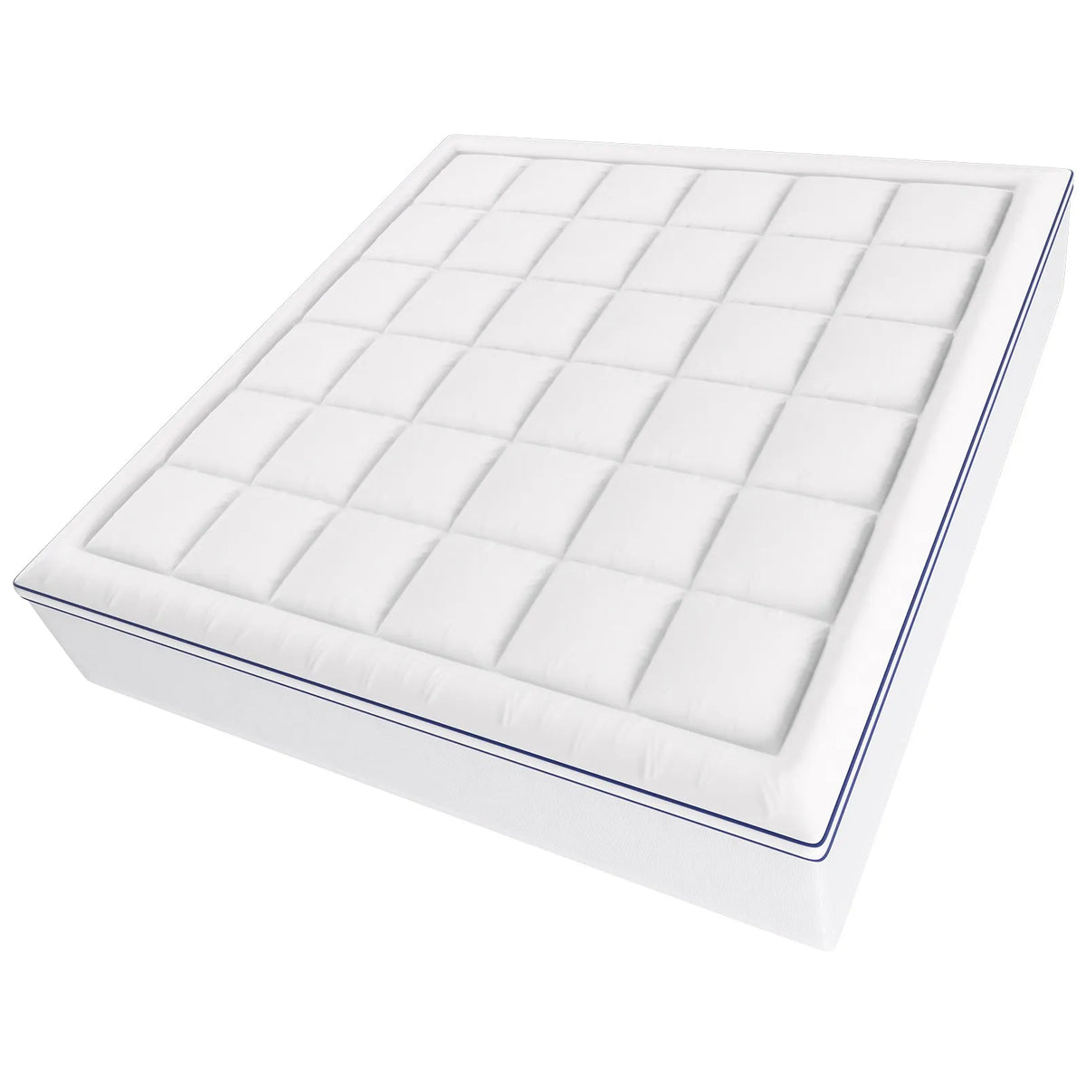 VEVOR matrača virsmatracis King izmērs 1930 x 2032 x 101,6 mm ar atmiņas putām un šķiedru pildījumu 101,6 mm biezums - ZEMLETES.LV