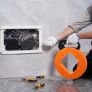 VEVOR tērauda vadu ievilkšanas lenta, 36,6 m × 3,2 mm, ar izturīgu plastmasas korpusu