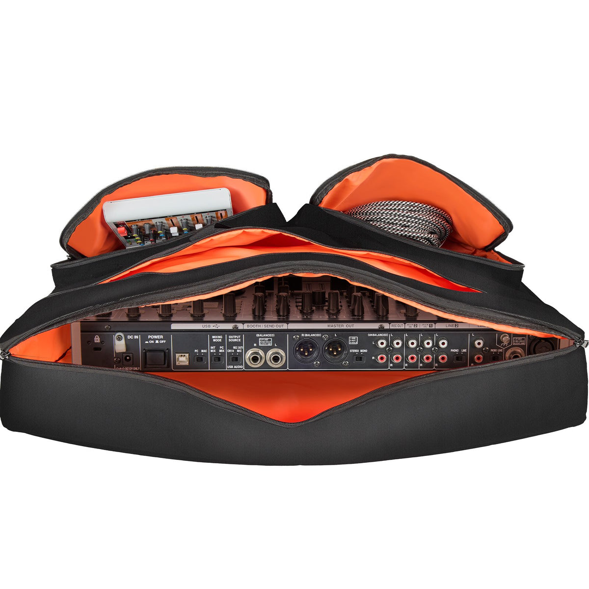 VEVOR polsterēta DJ miksera soma 83 × 22 × 52 cm, 1200D, ar plecu siksnu