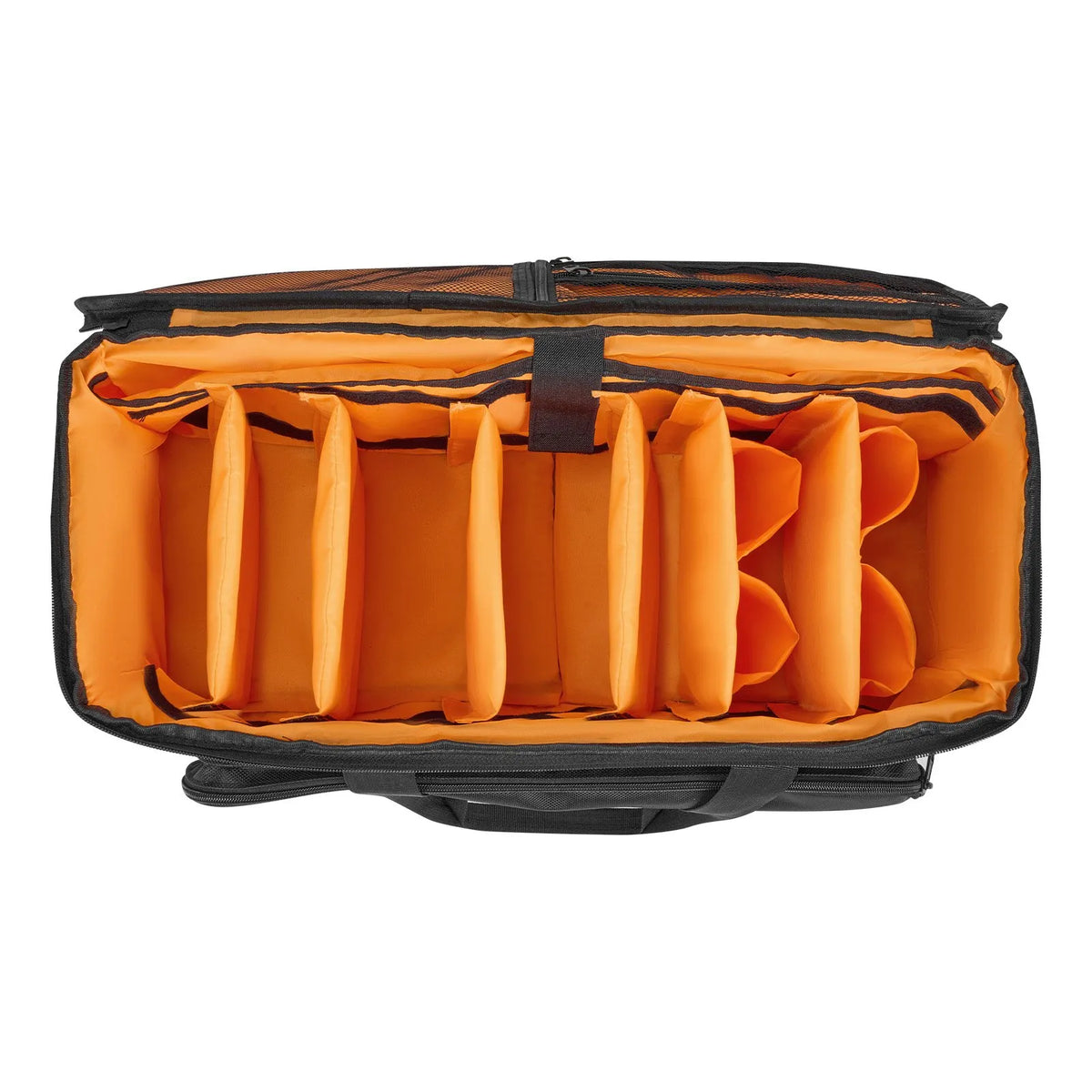 VEVOR DJ Cable Bag with Wheels, 1680D, 6 Removable Compartments, Music Equipment Storage