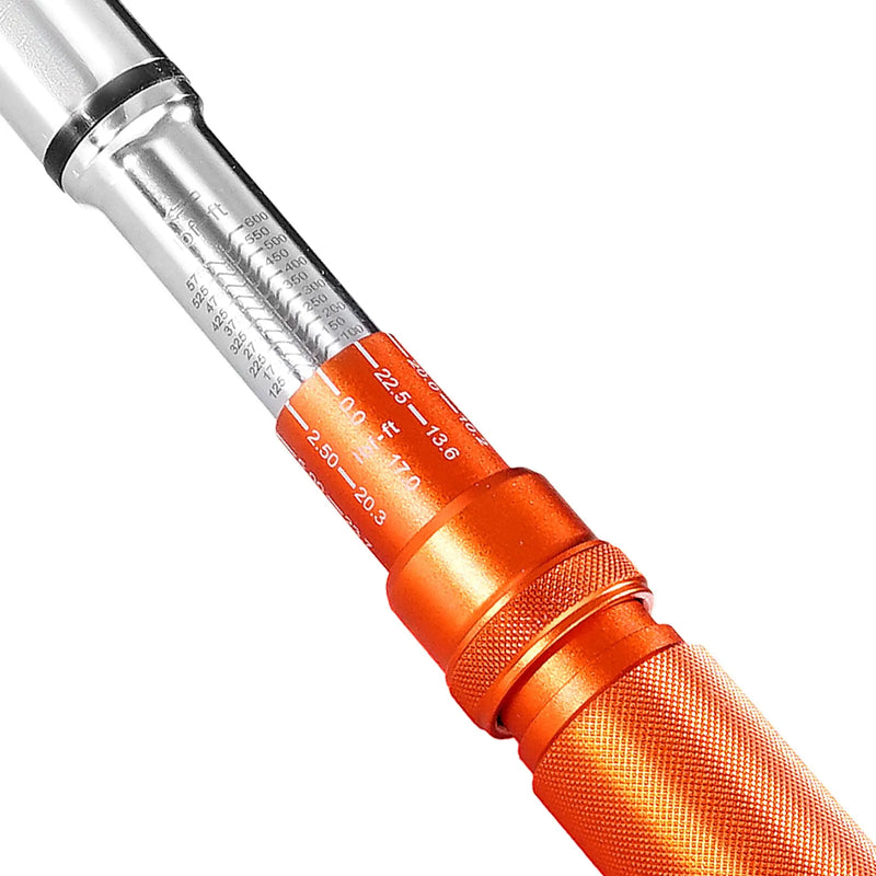 Klikšķa tipa griezes atslēga 19 mm, 136-814 Nm, divvirzienu darbība