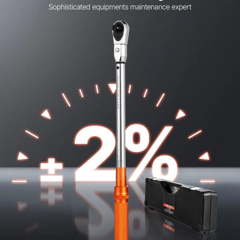 Regulējama klikšķa momentatslēga, 12,7 mm, 27,1–216,8 Nm