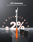 Regulējama klikšķa momentatslēga, 12,7 mm, 27,1–216,8 Nm