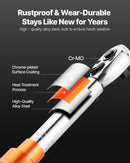 Klikšķa momentatslēgu komplekts, 6,35 mm, 2,3–22,6 Nm, oranža