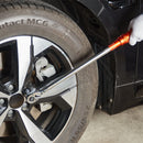 Momentatslēga, 9,5 mm klikšķa tipa, 14–110 Nm, regulējama abos virzienos, komplekts ar uzgaļiem un pagarinātāju