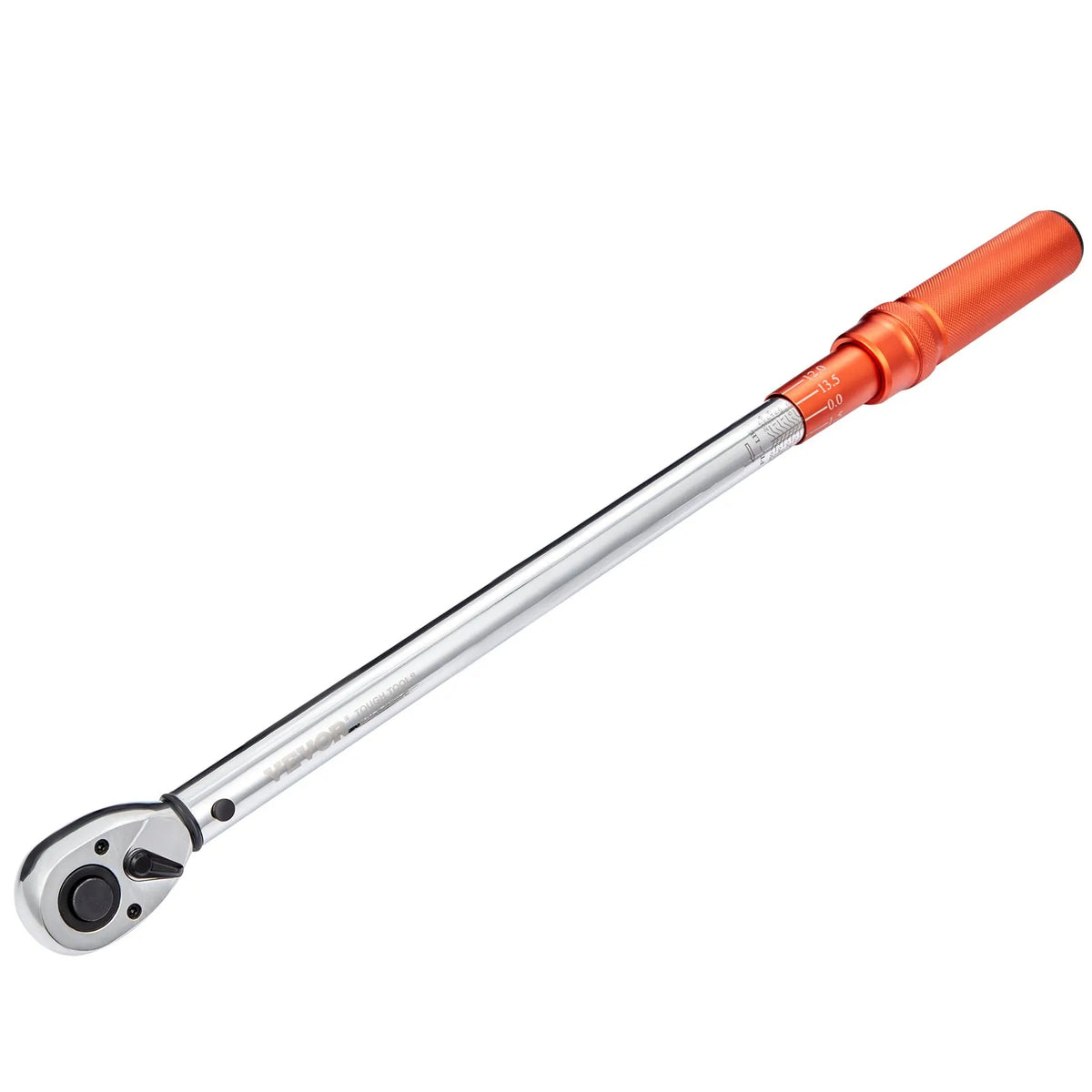 VEVOR Click Torque Wrench 12.7 mm, 34–340 Nm, Bidirectional Adjustable, with Scales, Adapters and Extension Bar