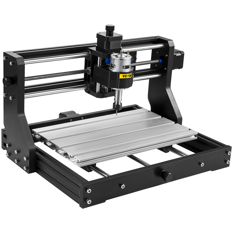 VEVOR CNC 3018 Pro 500mW 300×180×45 mm CNC mašīna ar GRBL vadību, mini lāzera gravētājs ar offline kontrolieri, 3 asi lāzera gravēšanas mašīna grebšanai un frēzēšanai plastmasai, akriliem, PVC un kokam