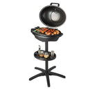 VEVOR elektriskais grils 2400 W, 2-in-1 stāvošs un galda elektriskais BBQ grils lietošanai telpās un ārā, regulējama temperatūra 50–350 °C, nelīpoša ar keramiku pārklāta grilēšanas plāksne ballītēm un grilēšanai pagalmā