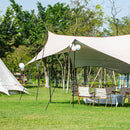 6,35 mm gumijas virve, 36 m rullis, smagā tipa gumijas stiprinājumi ar 100% izstiepumu