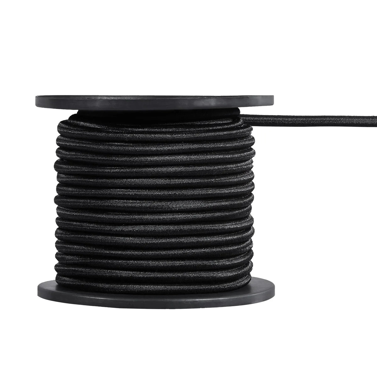 6.35 mm rubber rope, 36 m roll, heavy-duty rubber fasteners with 100% stretch