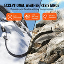 50 gab. plakanās bungee siksnas 19,8 mm ar S veida āķi