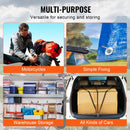 50 gab. plakano elastīgo stiprināšanas auklu komplekts 19,8 mm smagas slodzes ar S-veida āķiem