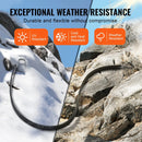 10 gab. plakanās gumijas troses komplekts 20 mm smagas slodzes ar S-veida āķiem, 91 cm