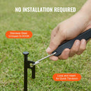 10 gab. plakanās gumijas troses komplekts 20 mm smagas slodzes ar S-veida āķiem, 91 cm