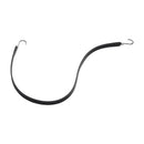 10 gab. plakanās gumijas troses komplekts 20 mm smagas slodzes ar S-veida āķiem, 91 cm