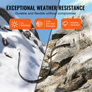 4 gab. plakanās bungee siksnas 20 mm ar S veida āķi 1,02 m