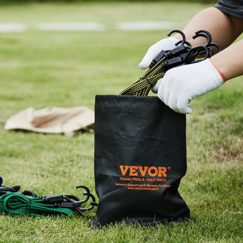 32 gab. plakanās gumijas troses komplekts 17 mm smagas slodzes ar J-veida āķiem