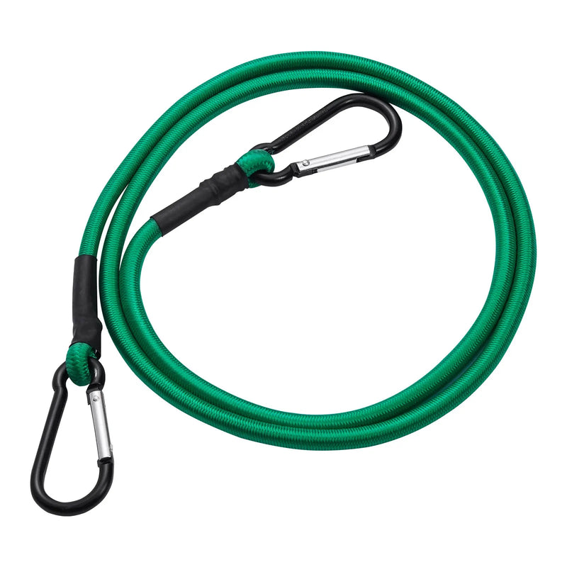 30 gab. elastīgo stiprināšanas auklu komplekts 8 mm smagas slodzes ar tērauda karabīnēm