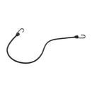 12 gab. elastīgās stiprināšanas auklas ar āķiem 81 cm smagas slodzes 8 mm melnas