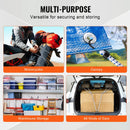 6 gab. gumijas stiprinājumi ar A3 tērauda āķiem, 183 cm smagā tipa gumijas siksnas, 12 mm