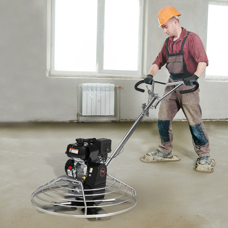 VEVOR Power Walk-Behind Cementa slīpētājs 96,52 cm 6HP benzīna dzinēju
