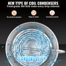 70L destilācijas aparāts, piemērots mājas alus brūvēšanai, alkohola destilācijai, ēterisko eļļu iegūšanai un ūdens attīrīšanai, saderīgs ar gāzes plītīm, ogļu plītīm, malkas apkuri u.c.