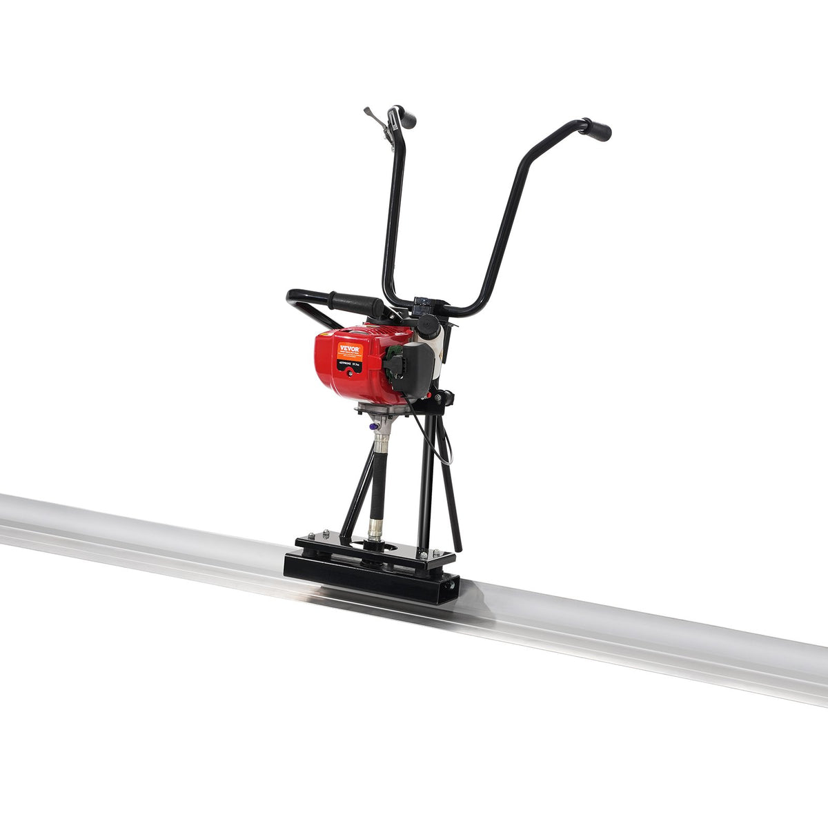 VEVOR 244.5 cm 6500 RPM Gas Concrete Grinder with Aluminium Screed and Vibrating Motor