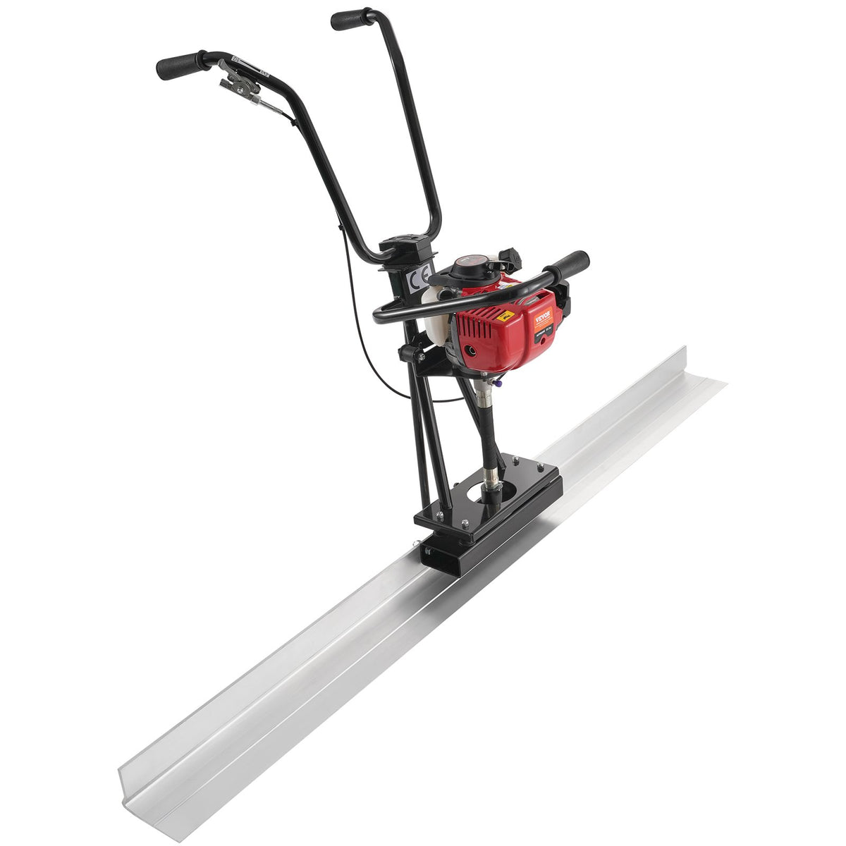 VEVOR 6500 RPM Gas Concrete Grinder with Aluminium Base and Vibrating Motor
