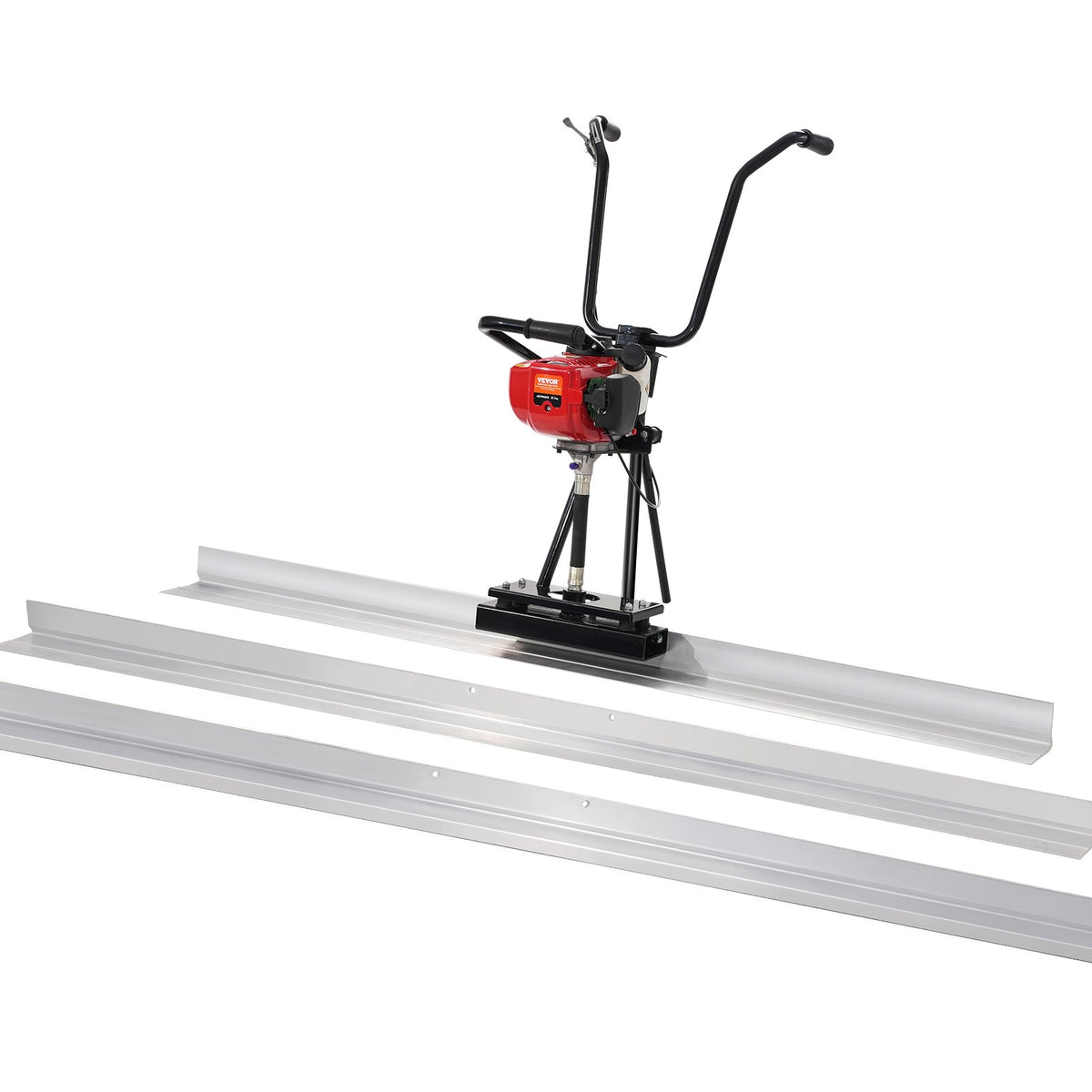VEVOR 1.8 m / 2.44 m / 3.35 m 6500 RPM Gas Concrete Grinder with Aluminium Screed Board and Vibrating Motor