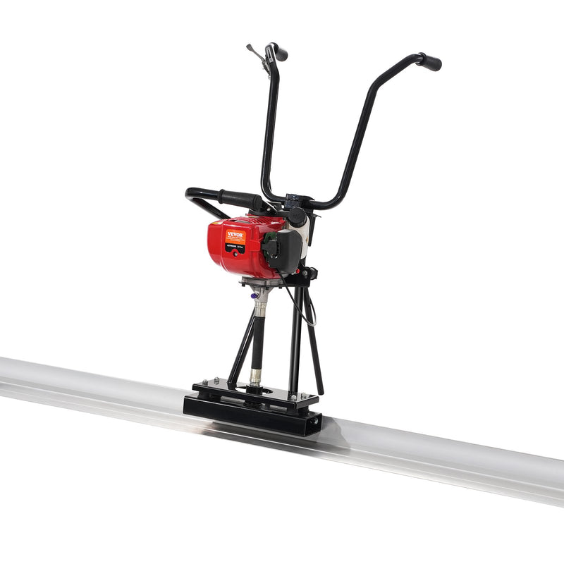 VEVOR 1,8 m / 2,44 m / 3,35 m 6500 RPM gāzes betona slīpētājs ar alumīnija dēli un vibrējošu motoru