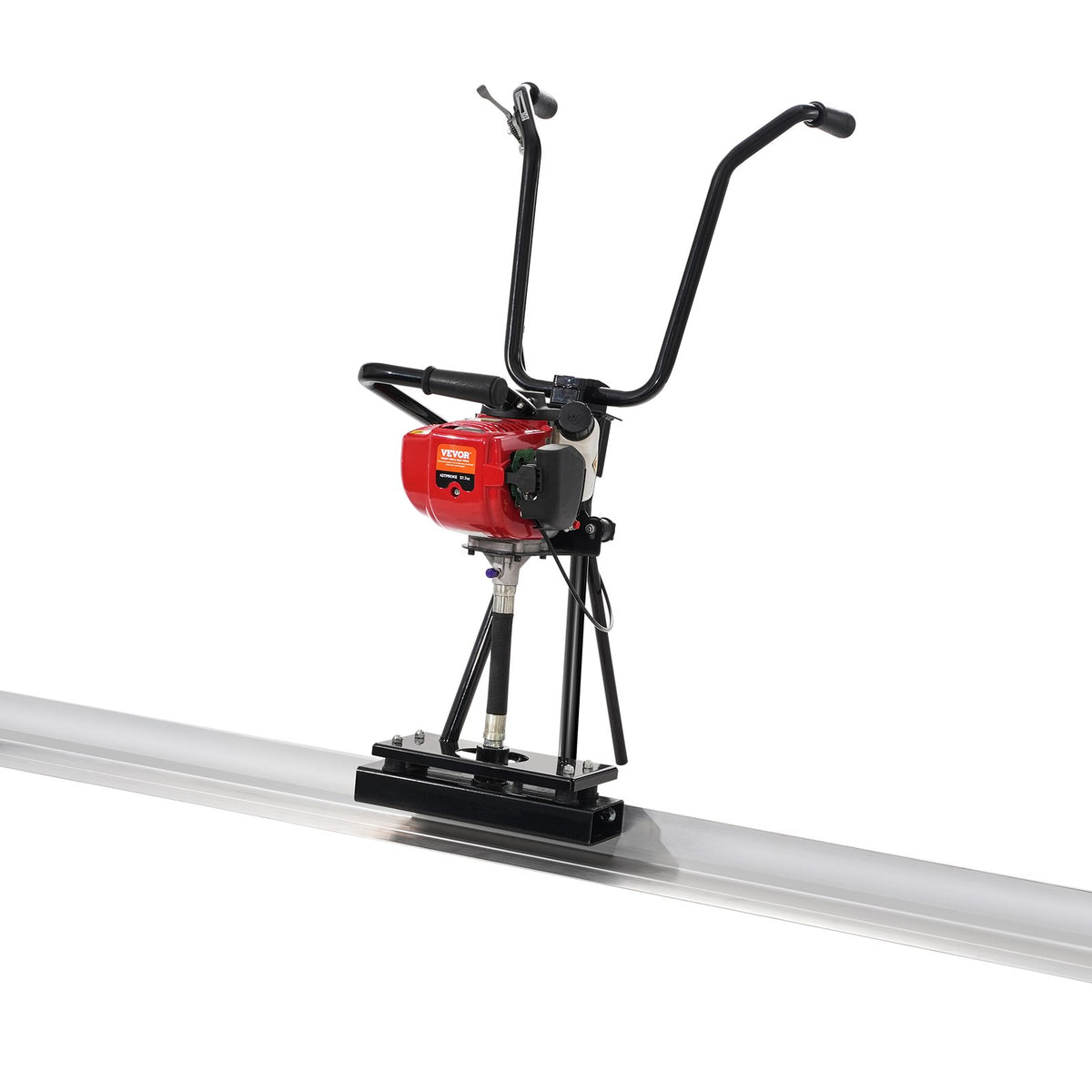 VEVOR 1.8 m / 2.44 m / 3.35 m 6500 RPM Gas Concrete Grinder with Aluminium Screed Board and Vibrating Motor