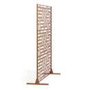 Metāla privātuma ekrāns 91 × 183 см āra norobežošanai, brūns