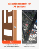 Metāla privātuma ekrāns 91 × 183 см āra norobežošanai, brūns