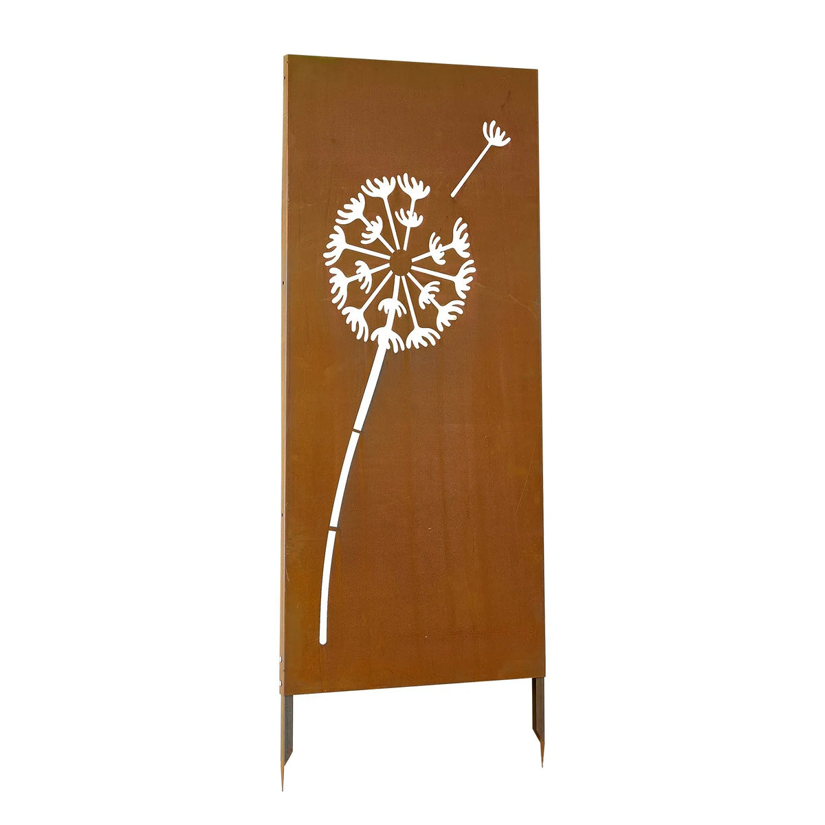 VEVOR metāla privātuma panelis 61 x 160 cm, brīvi stāvošs dārza norobežojošs panelis ar pagarinātiem zemes mietiem un tērauda plāksni, piemērots dārzam, pagalmam un sienu norobežošanai - ZEMLETES.LV