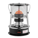 9000 BTU pārnēsājams petrolejas sildītājs un plīts 2 vienā, bez elektrības, ar regulējamu augstumu un liesmu, ērti uzglabājams, piemērots kempingam, medībām, gatavošanai, mājai vai garāžai, melns