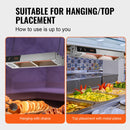 VEVOR elektriskais frī kartupeļu sildītājs ar lampu, nerūsējošais tērauds