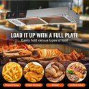 VEVOR elektriskais frī kartupeļu sildītājs ar lampu, nerūsējošais tērauds