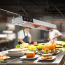 VEVOR elektriskais frī kartupeļu sildītājs ar sloksnes siltuma lampu, nerūsējošais tērauds