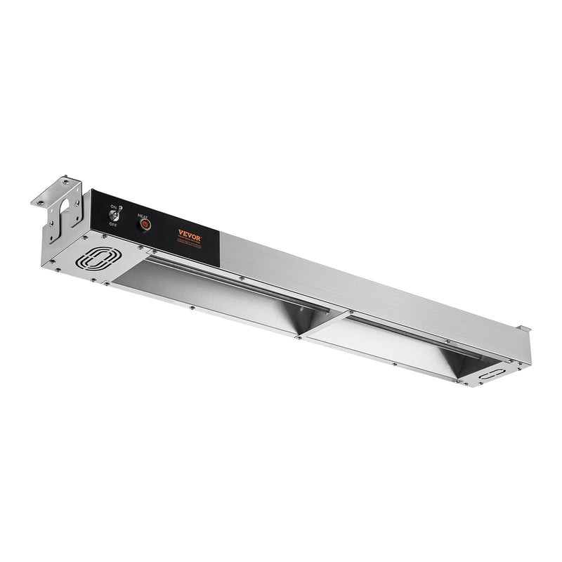 VEVOR elektriskais frī kartupeļu sildītājs ar sloksnes siltuma lampu, nerūsējošais tērauds