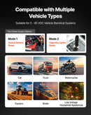 VEVOR automobiļu ķēžu testera komplekts, 8–35 V līdzstrāvas jaudas ķēžu zondes testeris ar TFT krāsu displeju un apgaismojumu, 2-in-1 automobiļu elektriskais jaudas testera zonde ar 6 m pagarinājuma kabeli