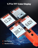 VEVOR automobiļu ķēžu testera komplekts, 8–35 V līdzstrāvas jaudas ķēžu zondes testeris ar TFT krāsu displeju un apgaismojumu, 2-in-1 automobiļu elektriskais jaudas testera zonde ar 6 m pagarinājuma kabeli