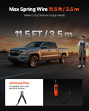 VEVOR automobiļu ķēžu testers, 3–72 V DC sprieguma ķēžu zonde ar LED ekrānu un apgaismojumu, automobiļu barošanas ķēžu pārbaudes zonde ar 3,5 m kabeli, ABS korpusa elektriskais detektors.