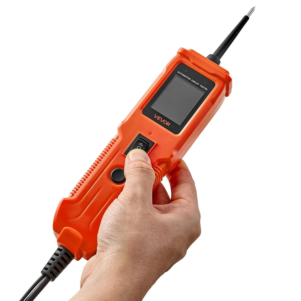 VEVOR Automotive Circuit Tester, 8–35 V DC Power Circuit Probe Tester with TFT Colour Display and Illumination, Car Electrical Test Probe with 4 m Cable, ABS Housing Electrical Circuit Detector and Fault Finder
