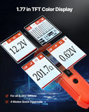 VEVOR automobiļu ķēžu testeris, 8–35 V līdzstrāvas jaudas ķēžu zondes testeris ar TFT krāsu displeju un apgaismojumu, automobiļu elektrības testa zonde ar 4 m kabeli, ABS korpusa elektrisko ķēžu detektors un bojājumu meklētājs