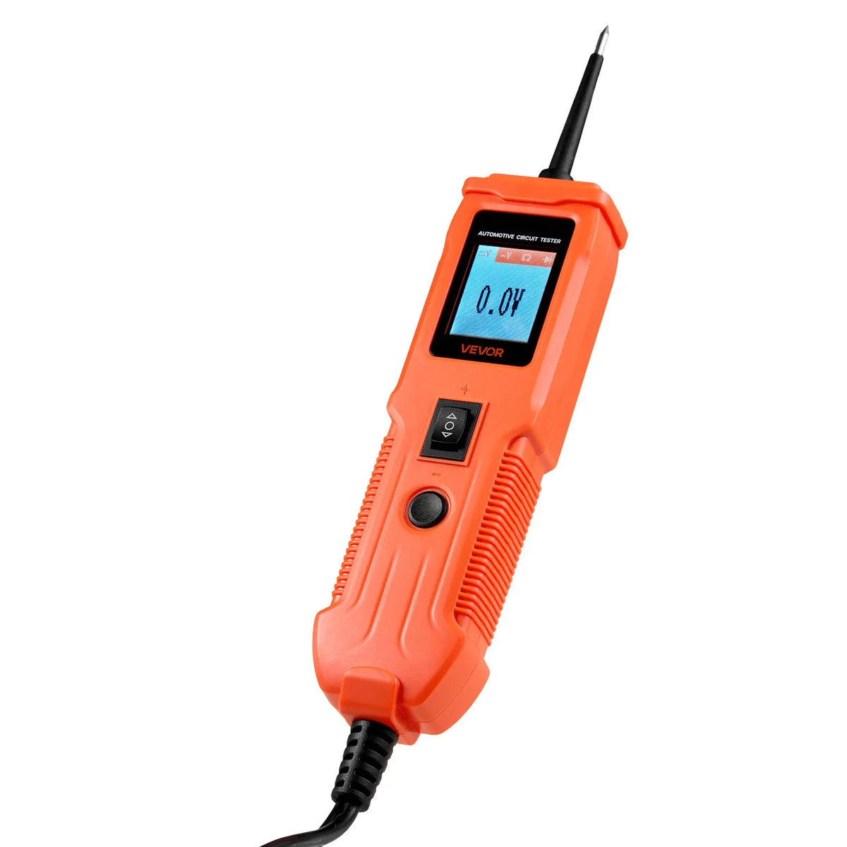 VEVOR Automotive Circuit Tester, 8–35 V DC Power Circuit Probe Tester with TFT Colour Display and Illumination, Car Electrical Test Probe with 4 m Cable, ABS Housing Electrical Circuit Detector and Fault Finder