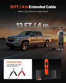 VEVOR automobiļu ķēžu testeris, 6–36 V līdzstrāvas jaudas ķēžu zondes testeris ar LED ekrānu un apgaismojumu, automobiļu jaudas testa zonde ar 4 m kabeli, ABS korpusa elektrisko ķēžu detektors un bojājumu meklētājs