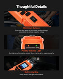 VEVOR automobiļu ķēžu testeris, 8–35 V līdzstrāvas jaudas ķēžu zondes testeris ar TFT krāsu displeju un apgaismojumu, automobiļu jaudas testera zonde ar 6 m kabeli, 2-in-1 elektrisko ķēžu detektors un bojājumu meklētājs