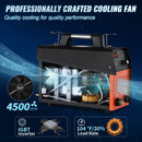 VEVOR Plazmas griezējs, 50A, gaisa griešanas iekārta ar plazmas lāpu, 110V/220V divu spriegumu AC IGBT inverter, metāla griešanas iekārta līdz 12,7 mm tīrai alumīnija un nerūsējošā tērauda griešanai, melna