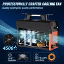 VEVOR Plazmas griezējs, 50A, bezkontakta pilotlokšņa gaisa griešanas iekārta ar lāpu, 110V/220V divu spriegumu AC IGBT inverter, metāla griešanas iekārta līdz 12,7 mm tīrai alumīnija un nerūsējošā tērauda griešanai, melna krāsa